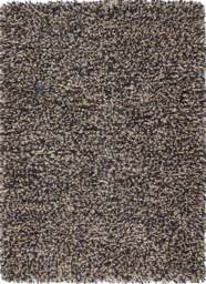 Rackhams Rocks Shaggy Blue Wool Rug – Thick Tubular Pile - 80X150 cm