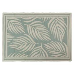 Rackhams The Gardener Reversible Large Leaf Outdoor Garden Rug 150x210cm - thumbnail 1