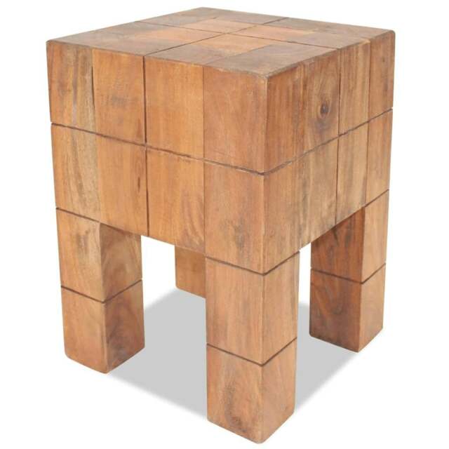 Rackhams Stool Solid Reclaimed Wood