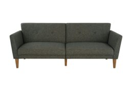 Rackhams Regal 3-Seater Sofa Bed Fabric Grey - Grey