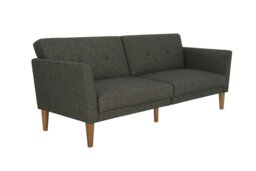 Rackhams Regal 3-Seater Sofa Bed Fabric Grey - Grey - thumbnail 2