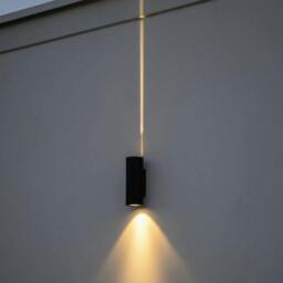 Rackhams 9 Watt LED Black Up and Down Light