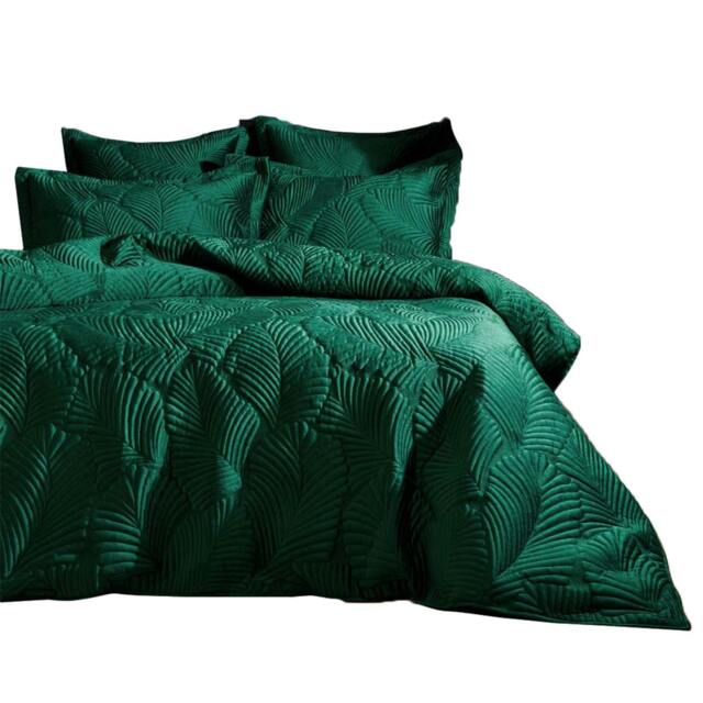 Rackhams Palmeria Contemporary Oxford Pillowcase - Emerald Green - 50cm x 75cm - Emerald Green - 100% Mixed - image 1