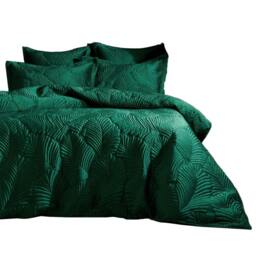 Rackhams Palmeria Contemporary Oxford Pillowcase - Emerald Green - 50cm x 75cm - Emerald Green - 100% Mixed