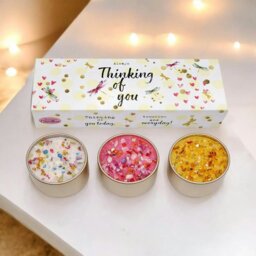 Rackhams Thinking Of You Candle Trio Set – Luxury Gift Scented Candles