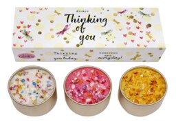Rackhams Thinking Of You Candle Trio Set – Luxury Gift Scented Candles - thumbnail 2