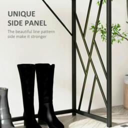Rackhams Console Table, Industrial Sofa Table with Metal Frame for Living Room, Hallway, 120 cm, Grey - Grey - thumbnail 6