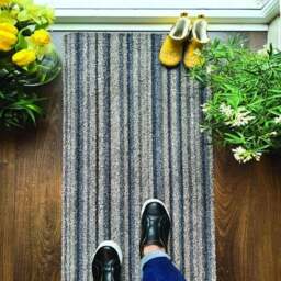 Rackhams Washable Ribbon Mat in Multicolour - 80X95 cm - thumbnail 4