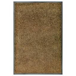 Rackhams Doormat Washable Brown 60x90 cm - thumbnail 1
