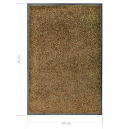 Rackhams Doormat Washable Brown 60x90 cm - thumbnail 6