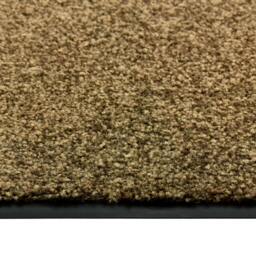 Rackhams Doormat Washable Brown 60x90 cm - thumbnail 3