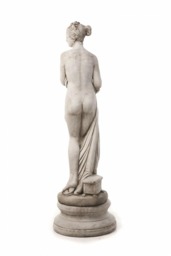 Rackhams Stone Cast Pandora Lady Garden Statue and Column - thumbnail 4