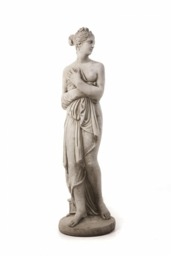 Rackhams Stone Cast Pandora Lady Garden Statue and Column - thumbnail 6