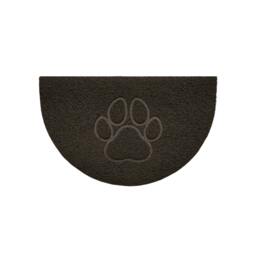 Rackhams Paw Embossed Halfmoon Indoor/Sheltered Outdoor Spaghetti Doormat - Pink - thumbnail 6