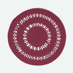 Rackhams Crochet Braided Rug - Green - 120 cm Round - thumbnail 2