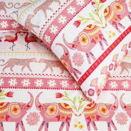 Rackhams Luxury Super Soft Reversible Fashion Flamingo Duvet Set & Pillowcases - Single (135cm x 200cm) - thumbnail 5