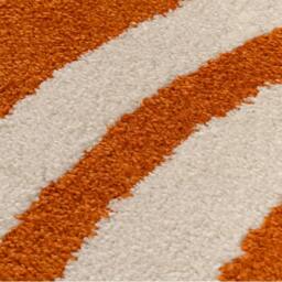Rackhams Joli Striped Orange & White Rug - 160X230 cm - thumbnail 3