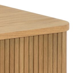 Rackhams Langley Coffee Table Sliding door in Oak - 1 - Natural - Brown - thumbnail 4