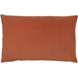Rackhams Contra Cushion Cover - Brick Red/Cream - One Size - Brick Red/Cream - 100% Polyester