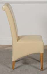 Rackhams Montana Leather Dining Chair - Red - 1 - thumbnail 4
