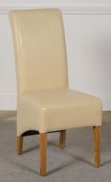 Rackhams Montana Leather Dining Chair - Red - 1 - thumbnail 3