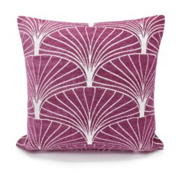 Rackhams Luxury Chenille Pattern Cushion - 43cm x 43cm - Grey - thumbnail 4