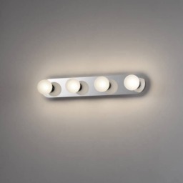 Rackhams 12 Watt LED Stainless Steel Vanity Light For Bathroom Mirror - thumbnail 2