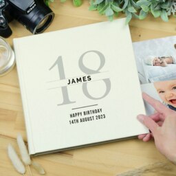Rackhams Personalised Birthday Square Photo Album - thumbnail 2