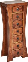 Rackhams Mahar Chest with 7 drawers in Brown - Brown - thumbnail 3