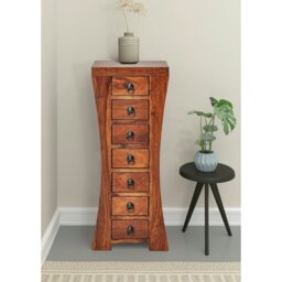 Rackhams Mahar Chest with 7 drawers in Brown - Brown - thumbnail 4