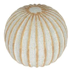Rackhams Grove Ceramic Ball Ornament - White - 9cm x 10cm x 10cm - White - 100% Mixed - thumbnail 4