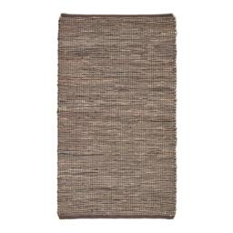 Rackhams Madras Leather Hemp Rug - Natural - 66 x 200 cm - thumbnail 3