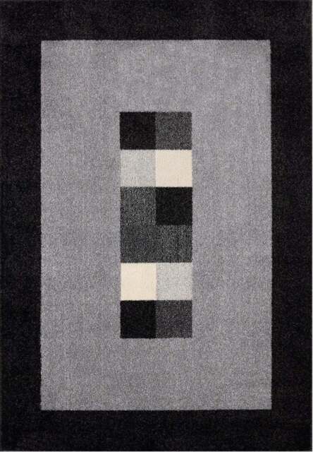 Rackhams Ephesus Grey Black Rug - 7439GB - 160X230 cm - image 1