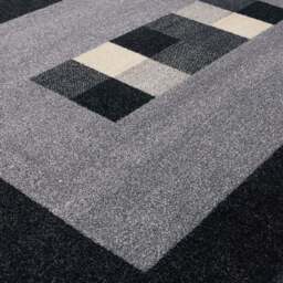 Rackhams Ephesus Grey Black Rug - 7439GB - 160X230 cm - thumbnail 2