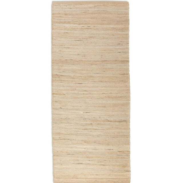 Rackhams Handloom Jute Rug Dhaka Natural Beige - 80X200 cm - image 1