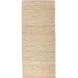 Rackhams Handloom Jute Rug Dhaka Natural Beige - 80X200 cm - thumbnail 1