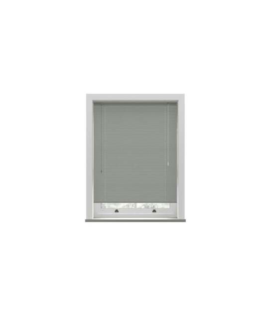 Rackhams Grey PVC Venetian Blind 213cm Drop (25mm Slats) - 60cm - image 1