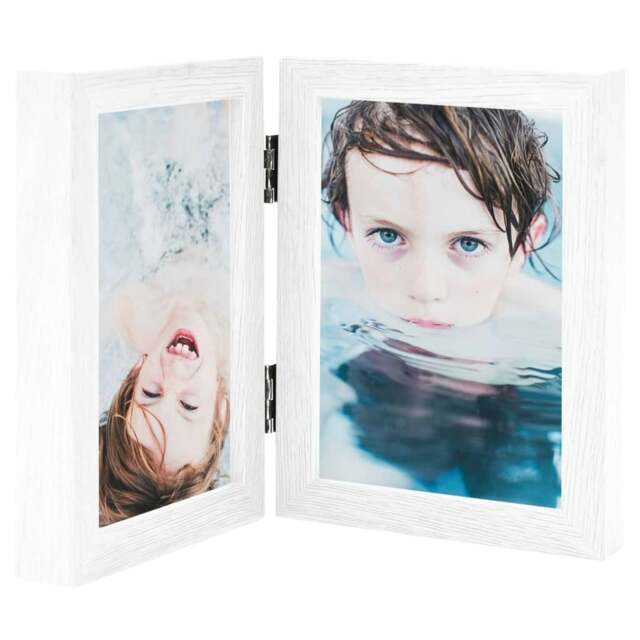 Rackhams Bifold Photo Frame Collage White 2x