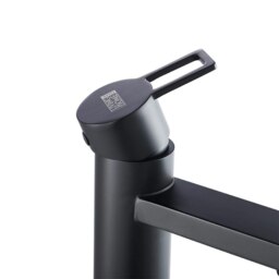 Rackhams Timeless Matte Black Stainless Steel Bathroom Tap - thumbnail 5
