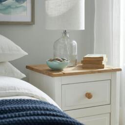 Rackhams Set of 2 Capri 2-Drawer Petite Bedside Cabinets - thumbnail 3