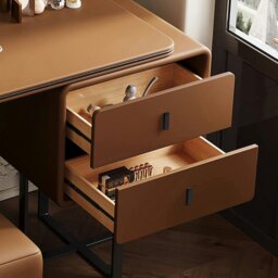Rackhams Nelson Dressing Table, Brown, More Colours Available - Cream - 80cm - No Stool - thumbnail 6