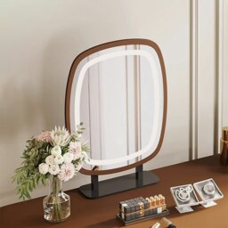 Rackhams Nelson Dressing Table, Brown, More Colours Available - Cream - 80cm - No Stool - thumbnail 4