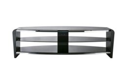 Rackhams Francium TV-Stand with 3 Shelves Black - Black
