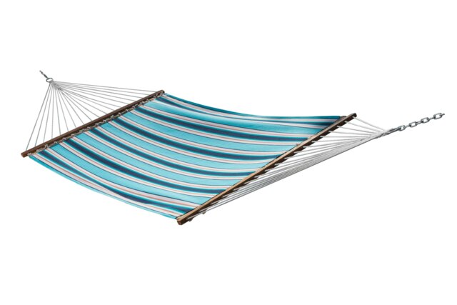 Rackhams Sunbrella Quilted Hammock - Double (Token Surfside)
