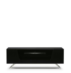 Rackhams Chromium TV-Stand with 1 Flap Black CRO2-1000CB-BLK - Black - thumbnail 1