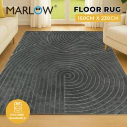 Rackhams Large Rug Living Room Soft Floor Rug Runner Machine Washable Non Slip - thumbnail 2