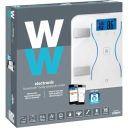 Rackhams WW Bluetooth Ready Smart Body Analyser Scale - Bathroom Scale - White - thumbnail 4