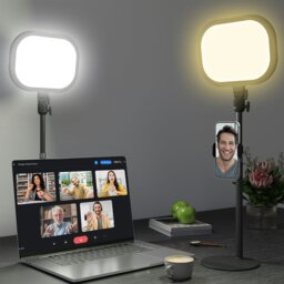 Rackhams Bedside Table Lamp with 5 Colour Modes & 10 Brightness Levels, Black - Black - thumbnail 2