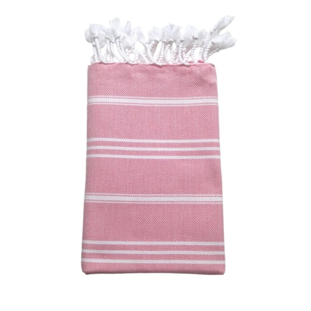 Rackhams Trendy Cotton Hammam Hand Towel - Candy Pink - image 1