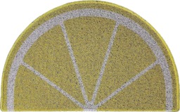 Rackhams Lemon Halfmoon Doormat - thumbnail 1